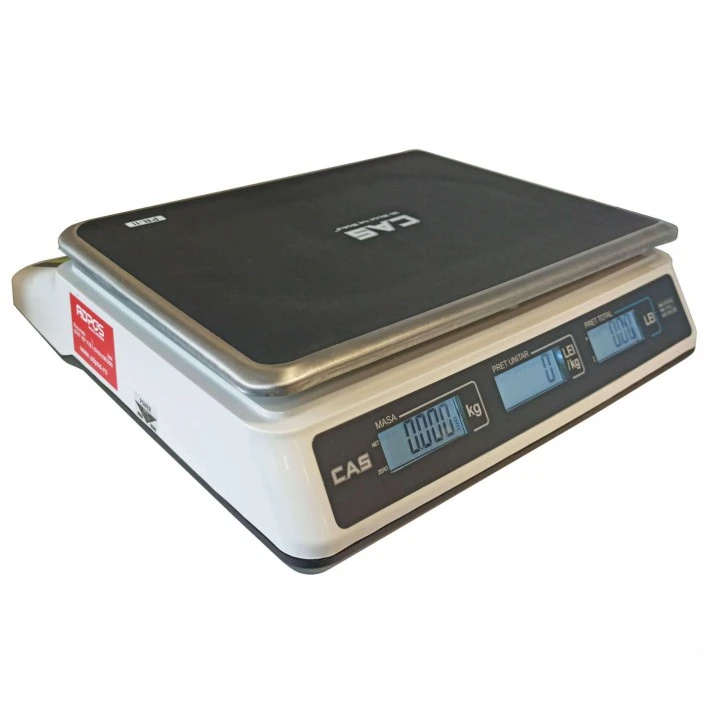 Cantar comercial CAS PRII 30CB 15/30 Kg verificat metrologic