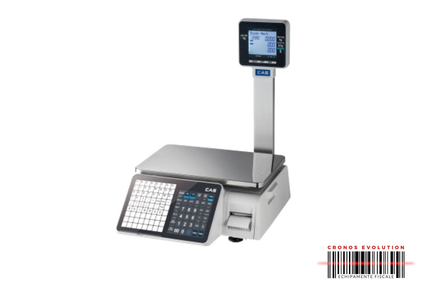 Cantar cu etichete CAS CL3000 15P 6/15 Kg - echipamente-fiscale