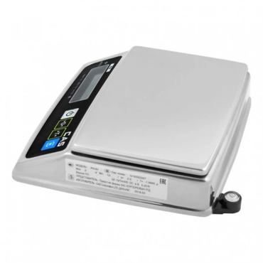 Cantar de verificare cu numarare CAS PWII 2.5/5, 5Kg, carcasa INOX