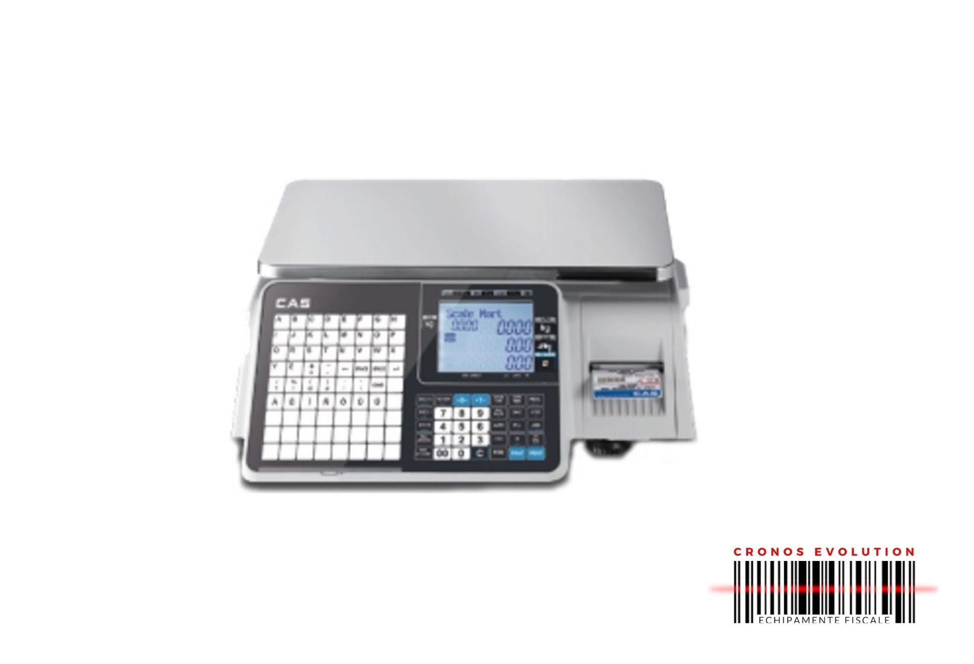 Cantar cu etichete CAS CL3000 15B  6/15 Kg. - echipamente-fiscale